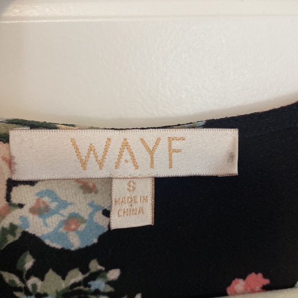 WAYF floral wrap dress - Picture 4 of 4